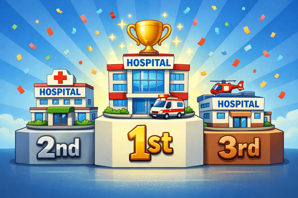 Hospitals on a Winner's Podium